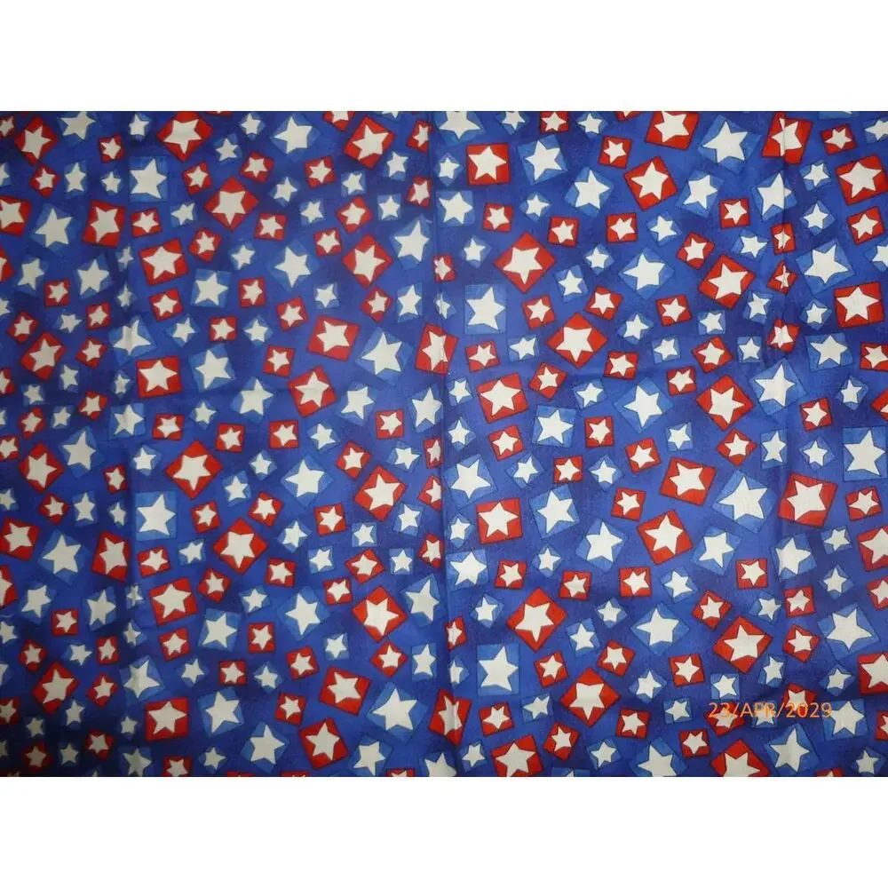 KAUFMAN Fabric - PATRIOTS  by the HALF Yard Cotton‎ Independence Day